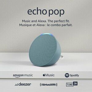 BNIB Amazon Echo Pop, Our smallest Alexa speaker, Midnight Teal